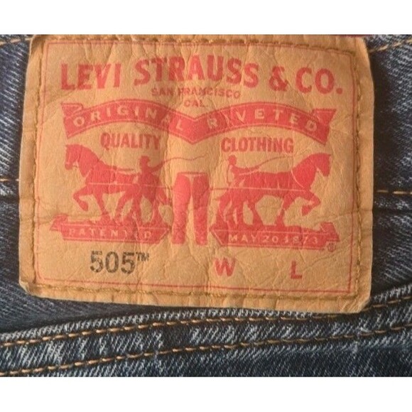 Levis 501 Original Fit Med Wash Denim Blue Jeans Mens Size W40 x L30 Jean Pants - Picture 6 of 14